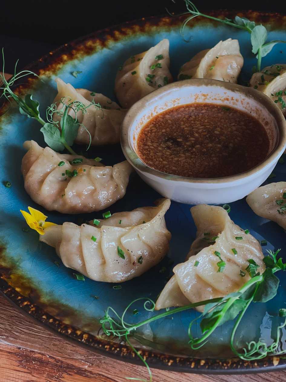 Gyoza with Beef and Truffles