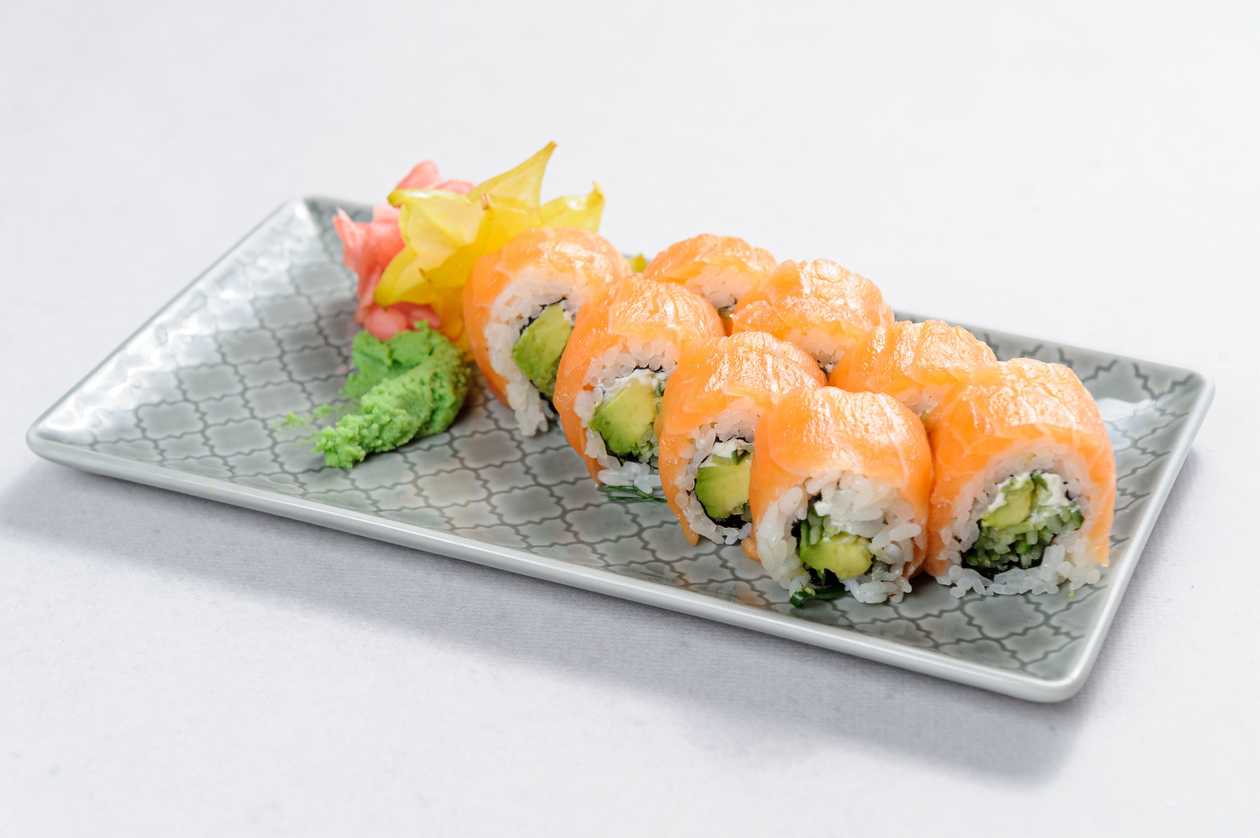 Uramaki California with Salmon