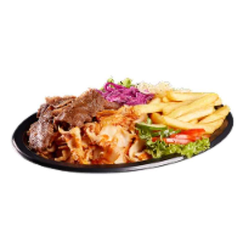 c. Kebab na talerzu.