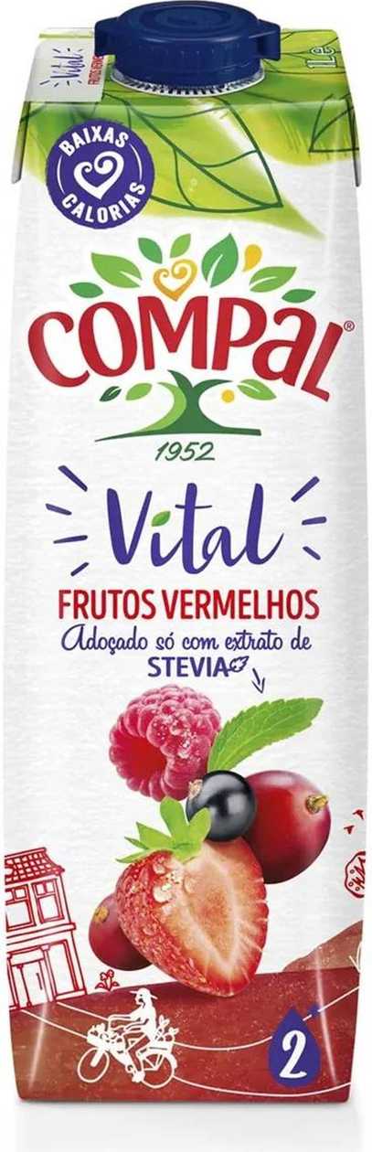 Sumo Compal de Frutos Vermelhos