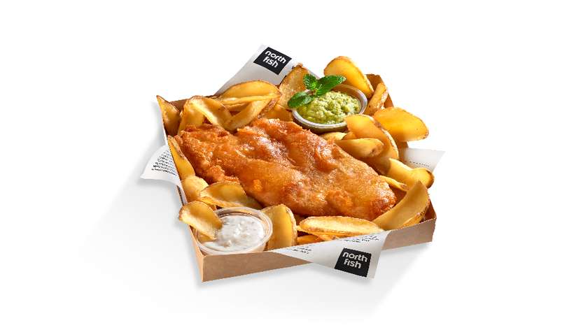 Classic Fish & Chips with Black Cod