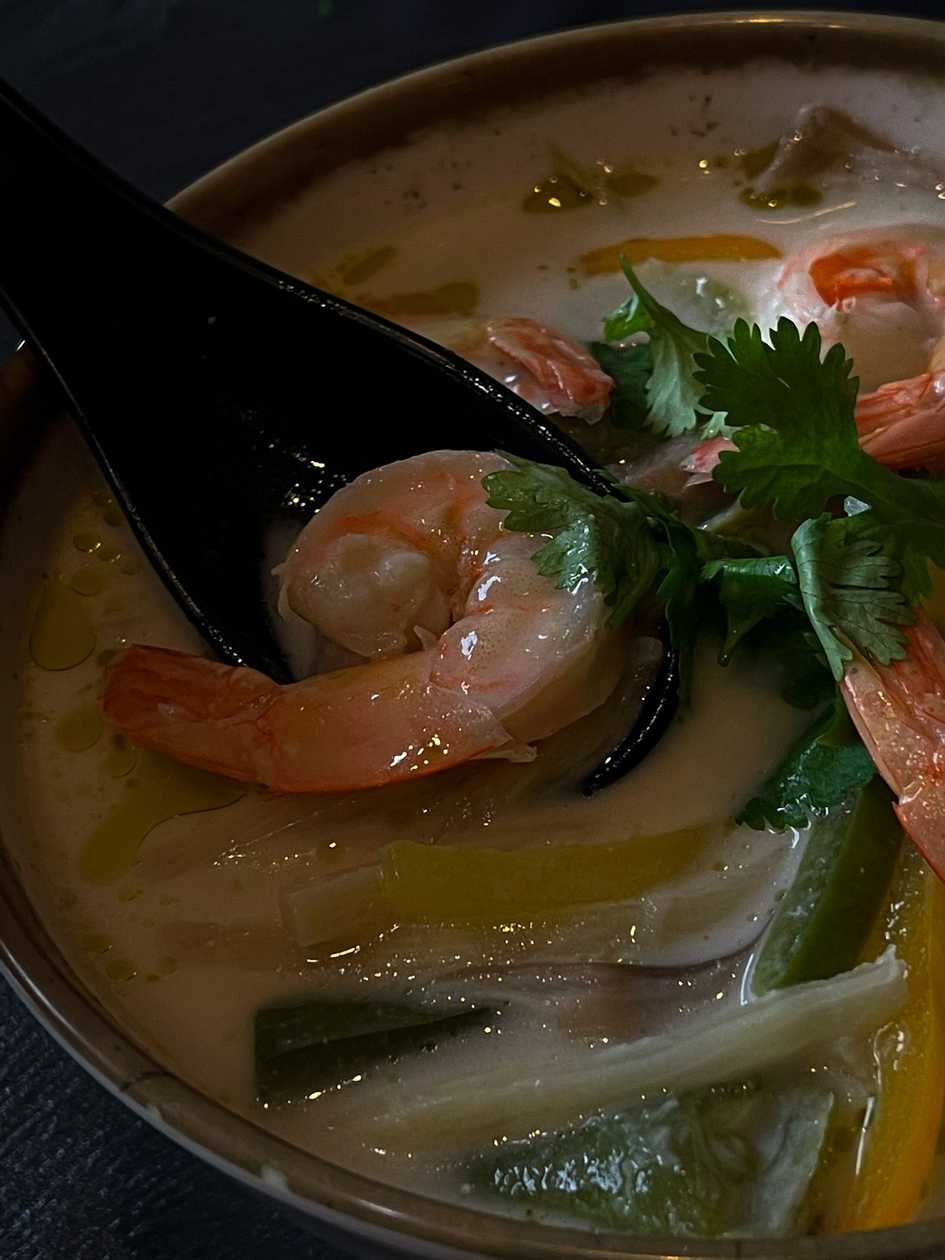 Coconut Soup with Shrimps