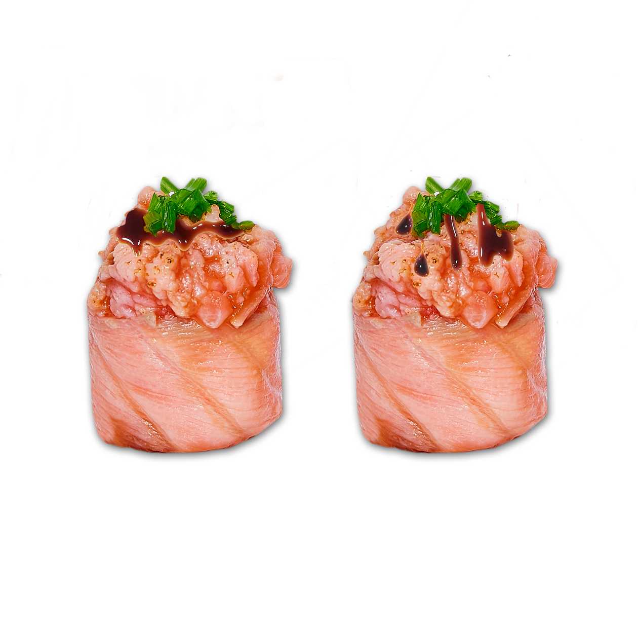Gunkan Salmão Braseado - 4 Peças