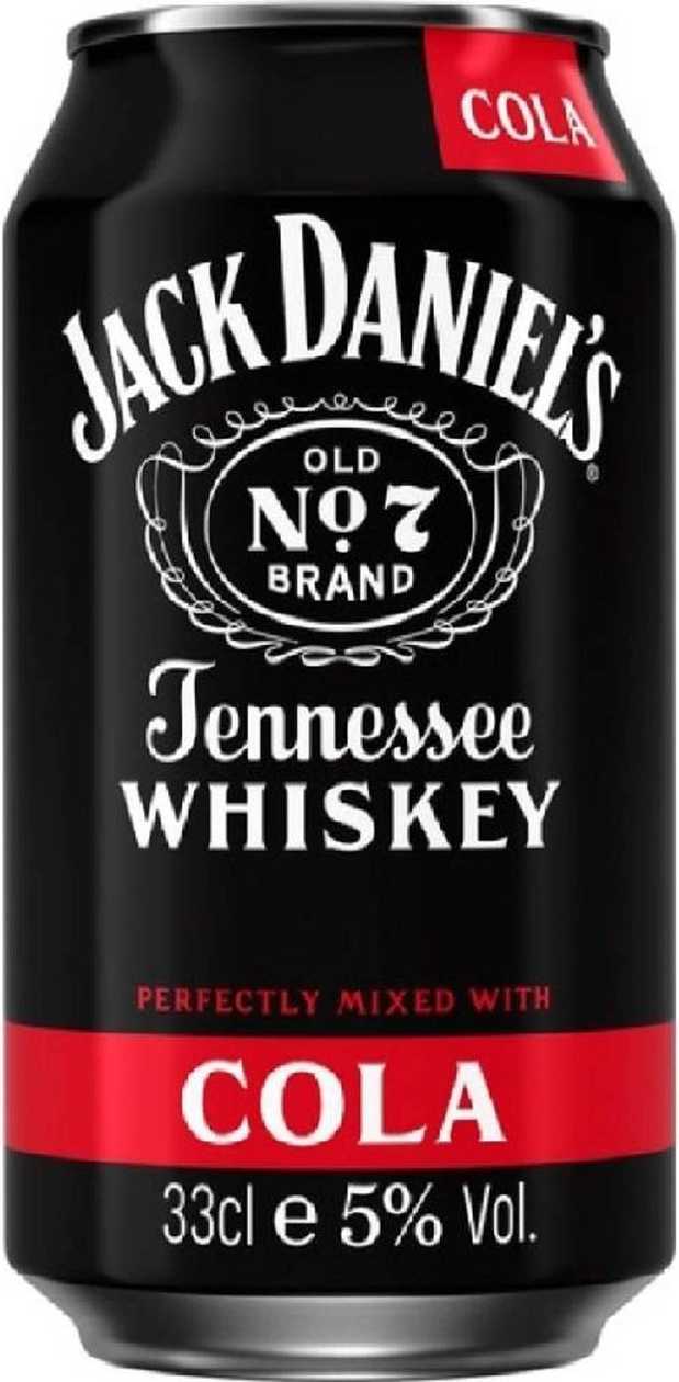Jack Daniels Cola Lata