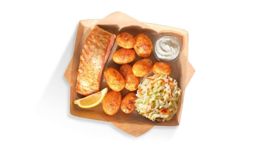 Steamed Salmon Set Meal