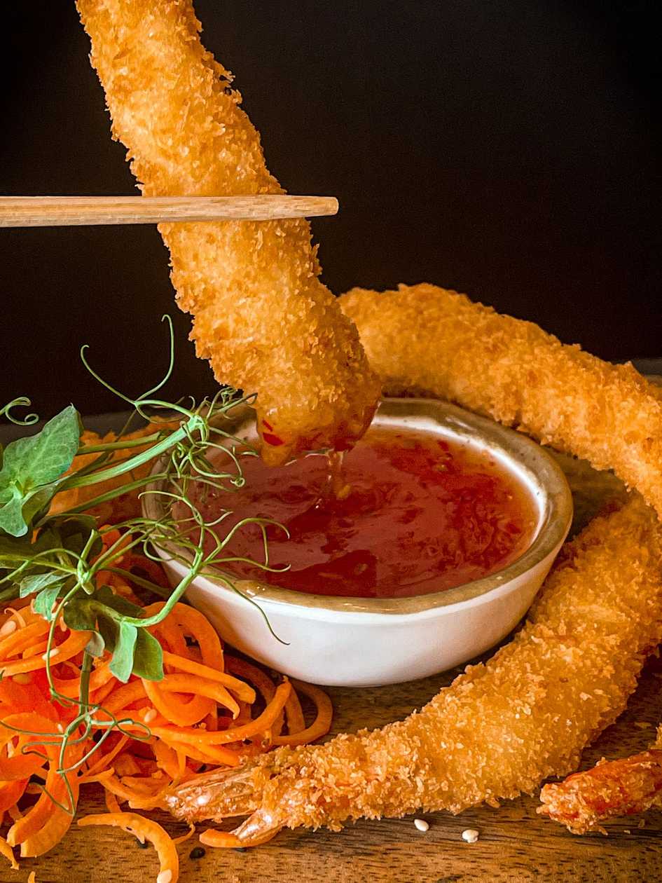 Shrimps in Crispy Panko Breadcrumbs