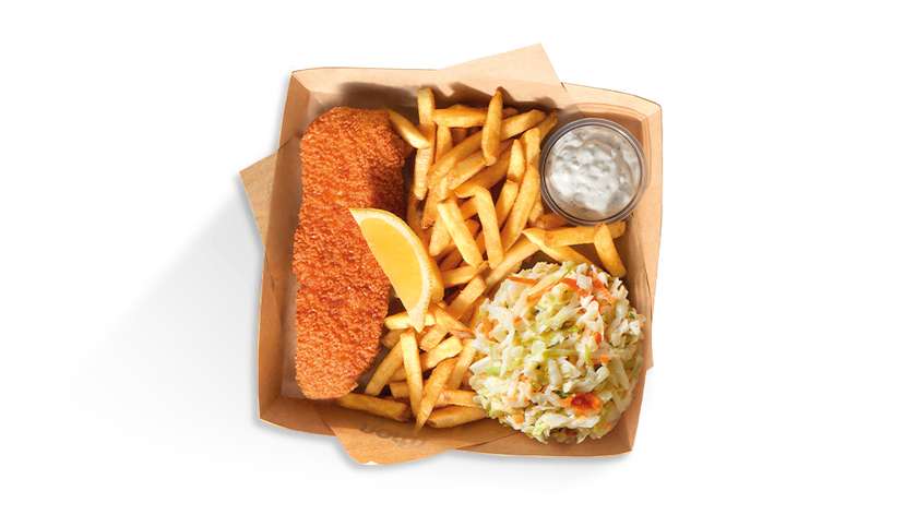 Breaded Pollock Dinner Set