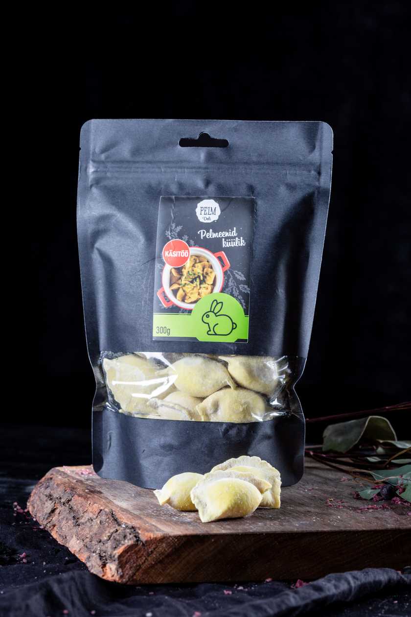 Frozen dumplings filled with rabbit and smoked cheese 300g