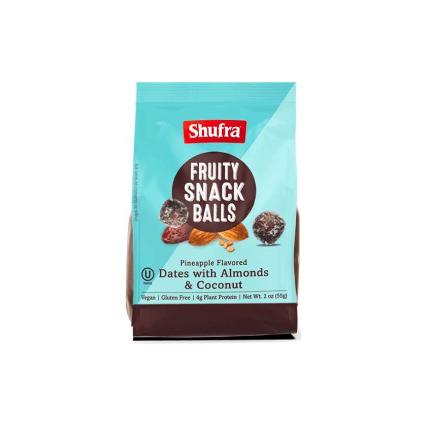 Shufra – Date Snack with Almonds and Coconut (with Pineapple Flavor)