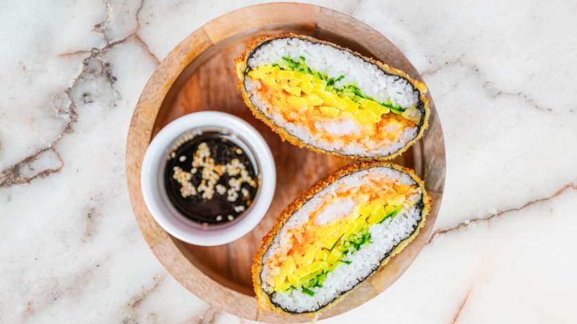 Sushi Burger Kurczak w Panko