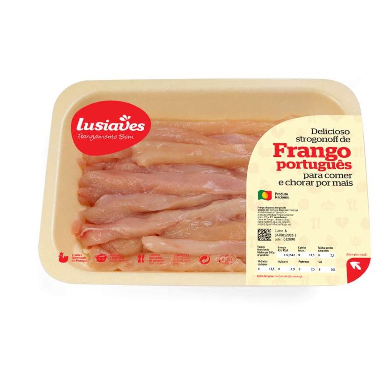 Strogonoff de Frango Meigal 550 gr aproxi.