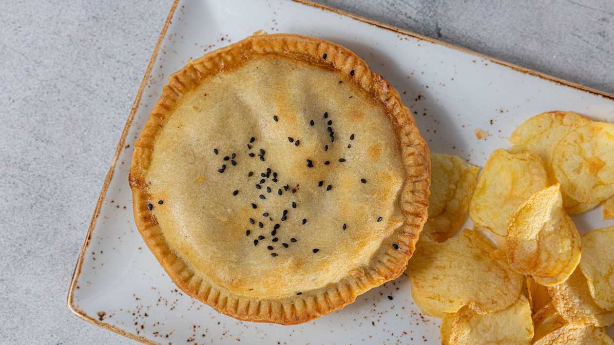 Homemade Chicken & Mushroom Pie