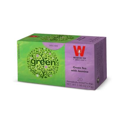 Wissotzky – Green Tea with Jasmine (20 Sachets), Kfp
