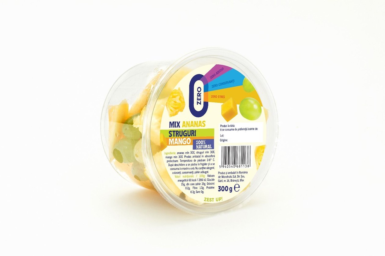 Mix Mango / Ananas / Struguri, 300 g (expiră în curând)