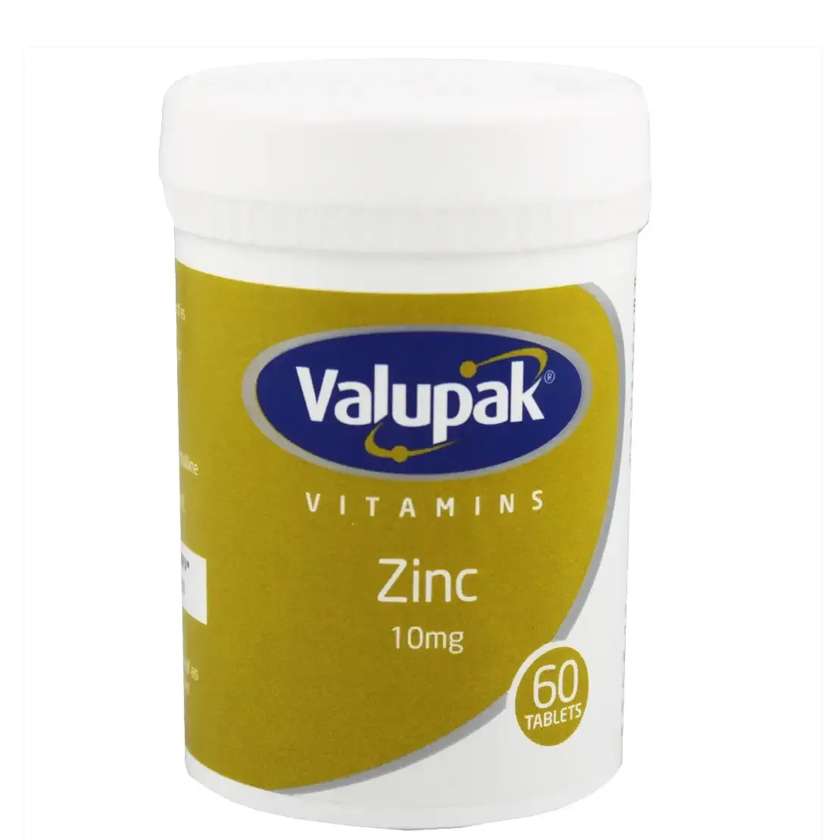 Zinc (Valupak) 10mg Tab (60 Doses) (X1)