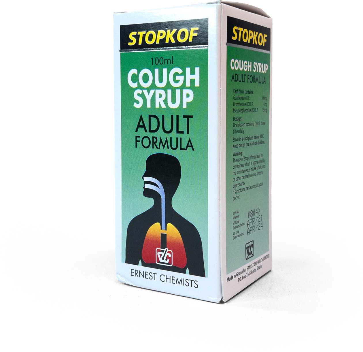 Stopkof Adult 100ml Syrup (X1)