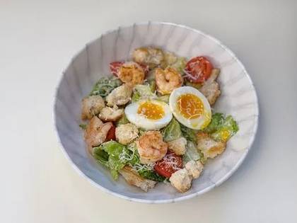 Caesar Salad with Shrimp