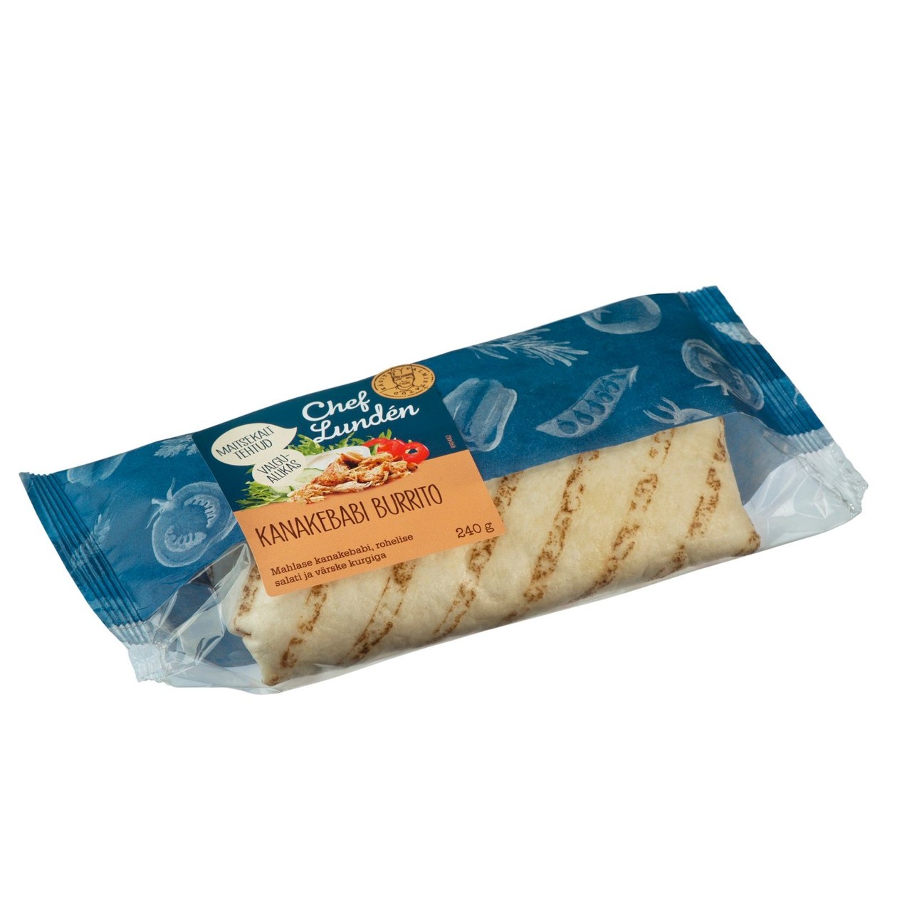 Chef Lunden, Chicken Kebab Burrito, 240g (expires soon)