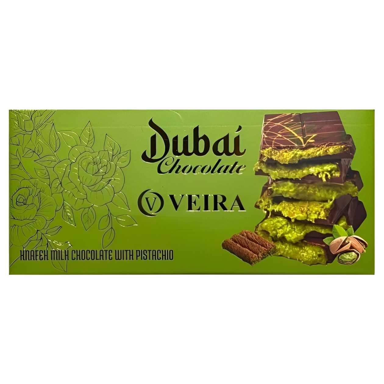 Czekolada mleczna VEIRA DUBAI, 100g