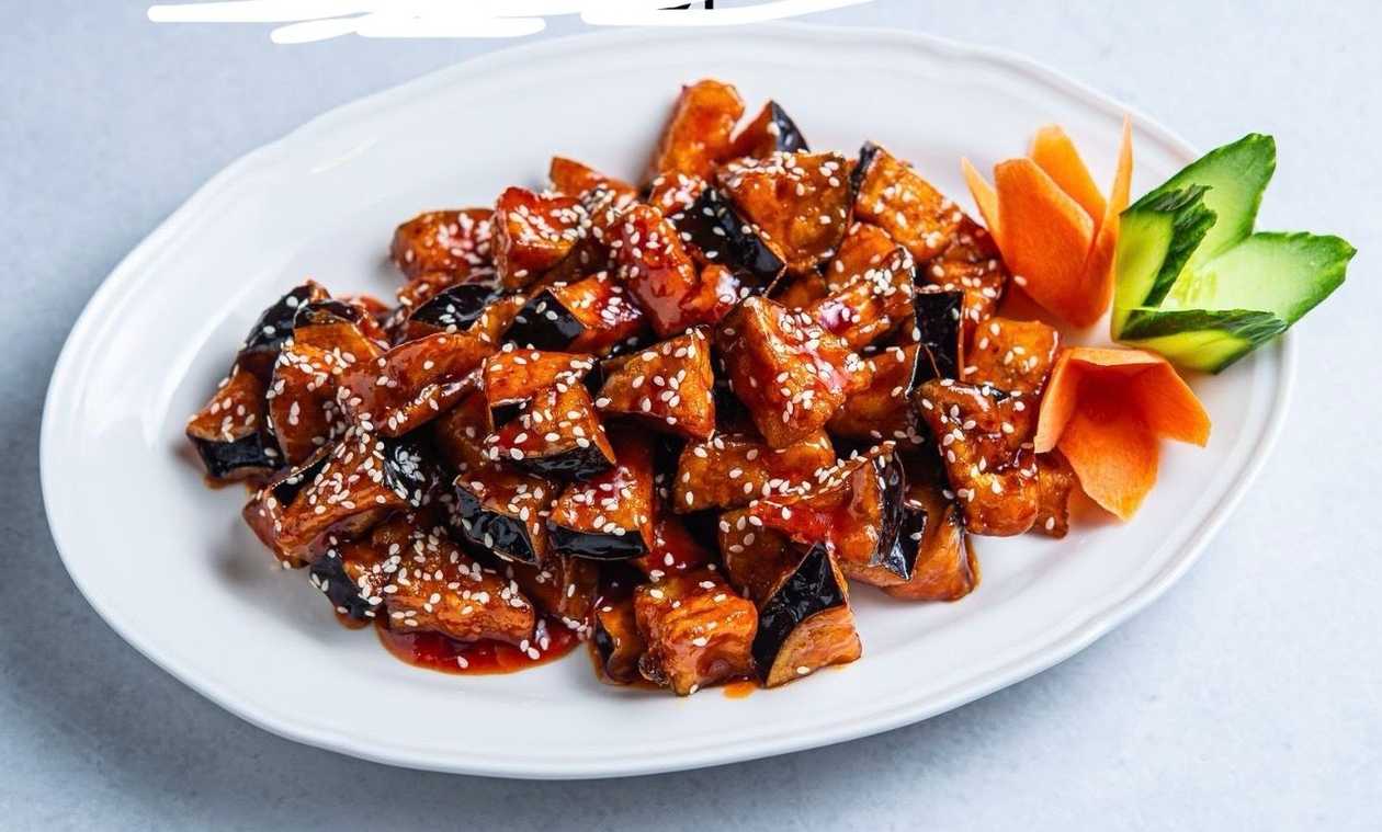 9. Хрустящие баклажаны с кунжутом