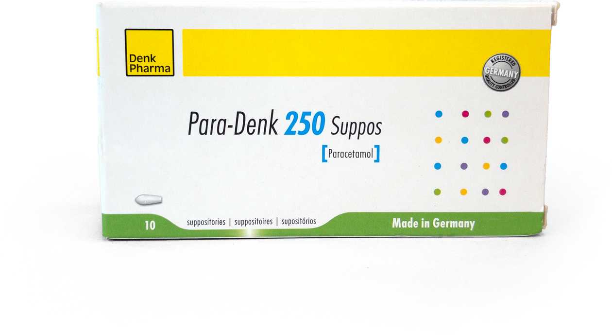 Para-denk 250mg Suppositories (1 suppository)