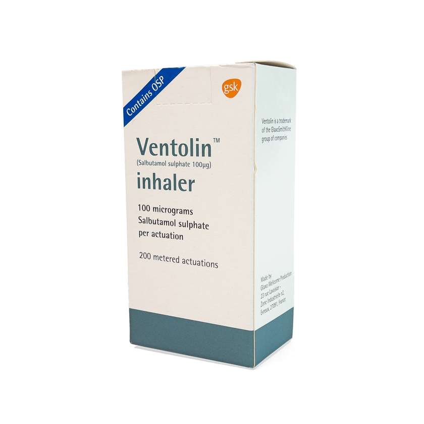 Ventolin 100mcg Inhaler (X1)