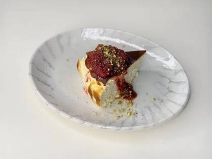 Cheesecake with Strawberry Confiture