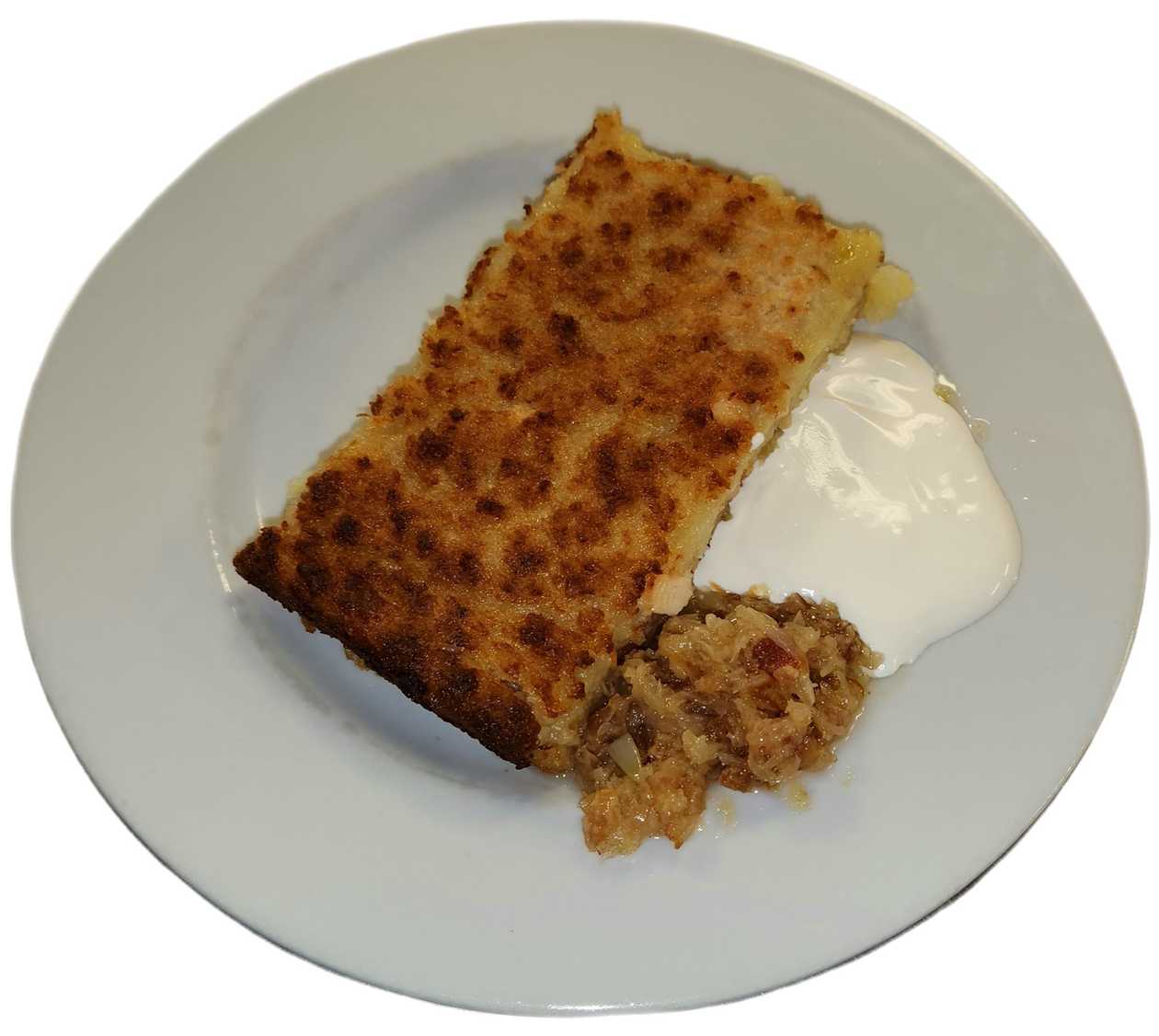 Potato Flatbread With Chicken