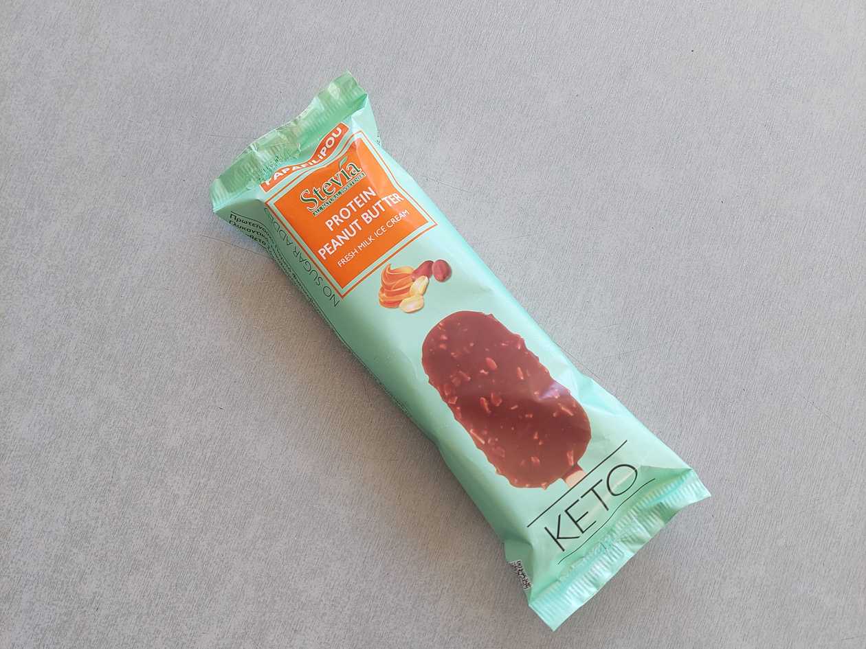 Keto Protein Peanut Butter (Stevia) Ice Cream Stick