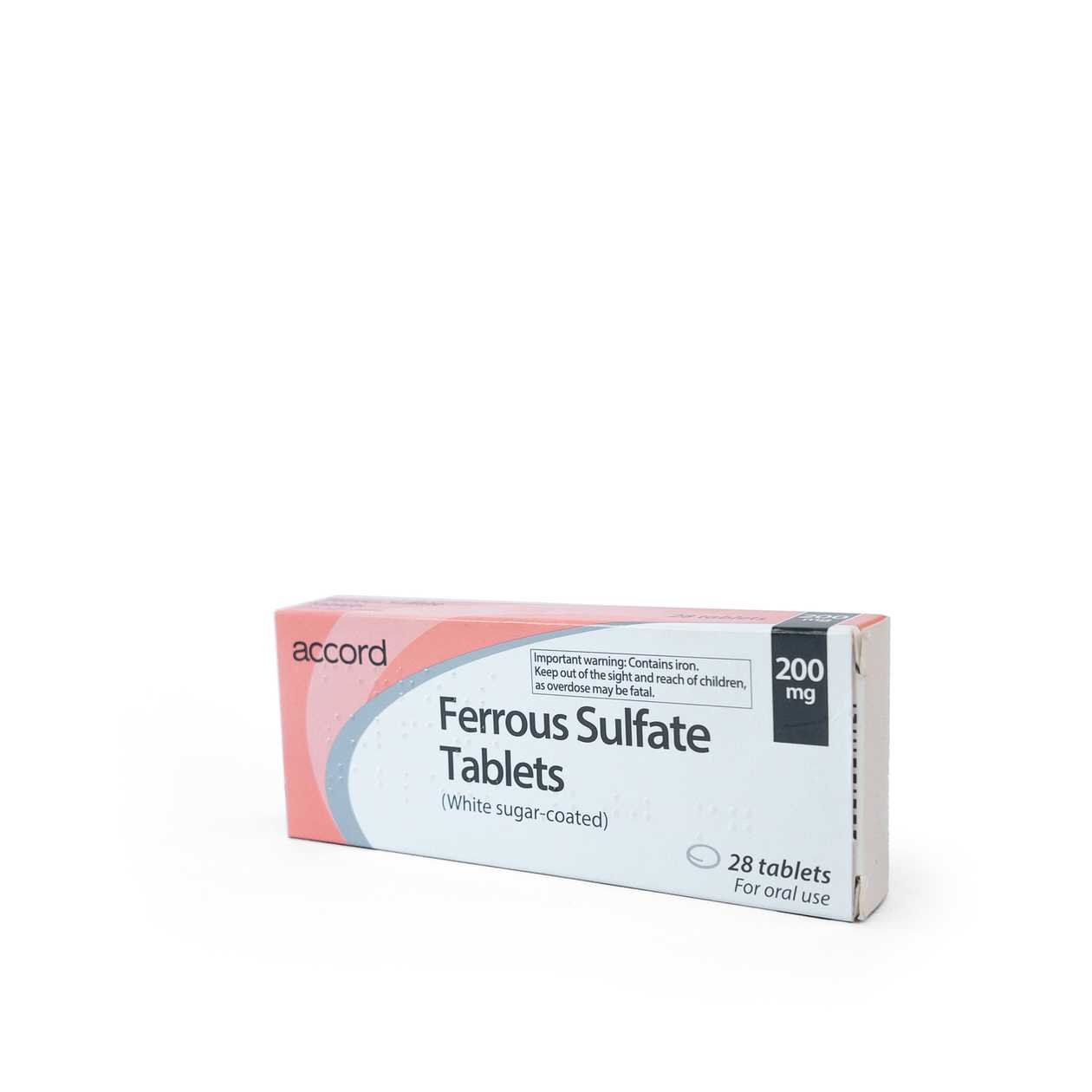 Ferrous Sulphate 200mg Tablets (X28)