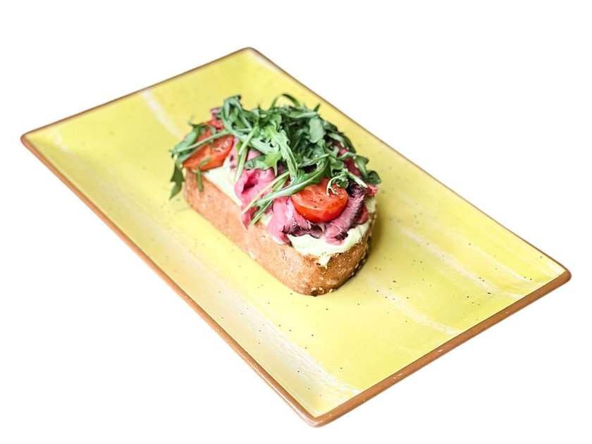 Bruschetta with roast beef