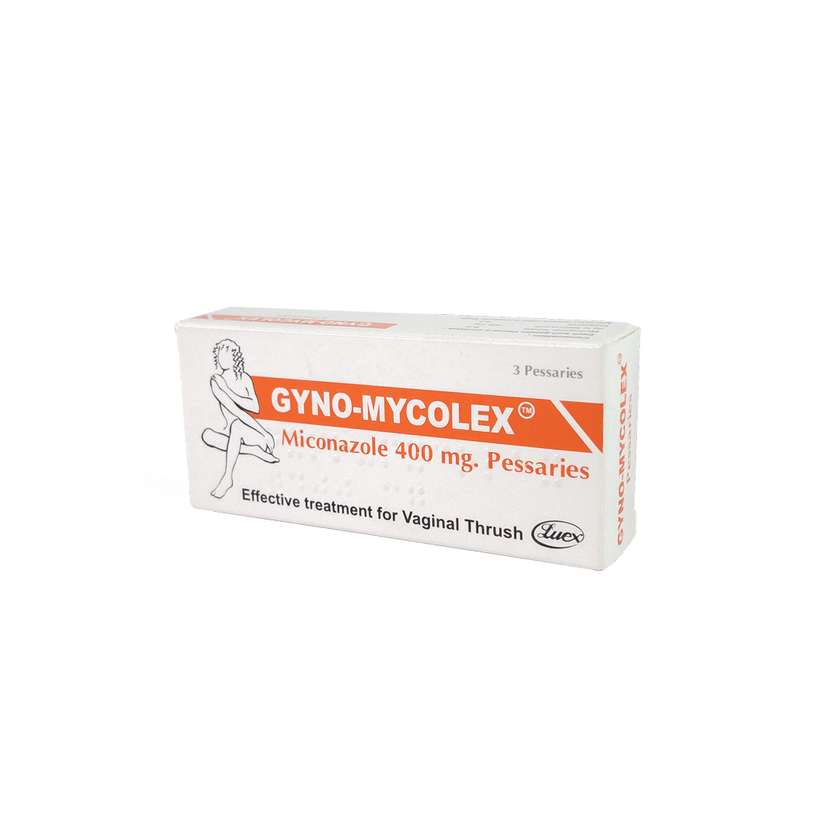 Gyno-mycolex 400mg (3 Doses) Pessaries (X1)