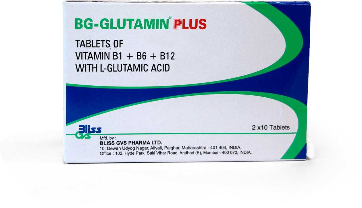 Bg-glutamine Plus Tablets (X20)