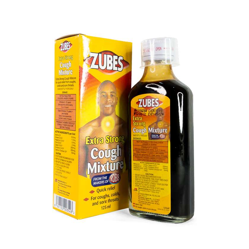 Zubes Extra Strong 125ml Syrup (X1)