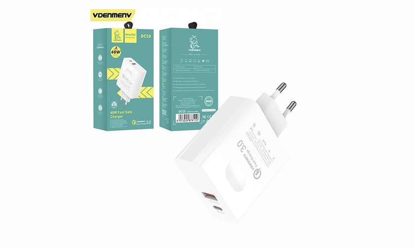 Denmen DC28 Power Adapter 40W Fast Safe charger