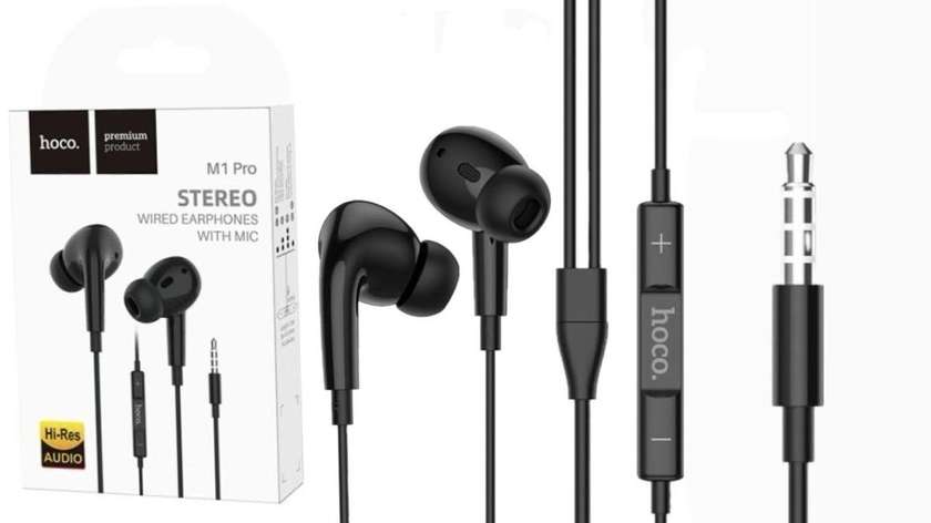 HOCO Headphone M1 pro stereo wired earphones with mic (headphones) (black)