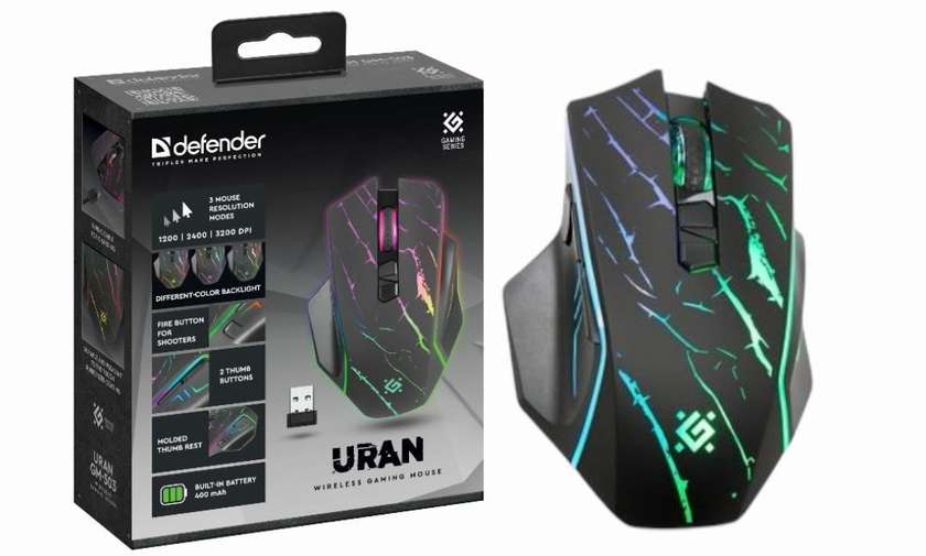 Defender Uran GM-503 Wireless Gaming Mouse ORIGINAL