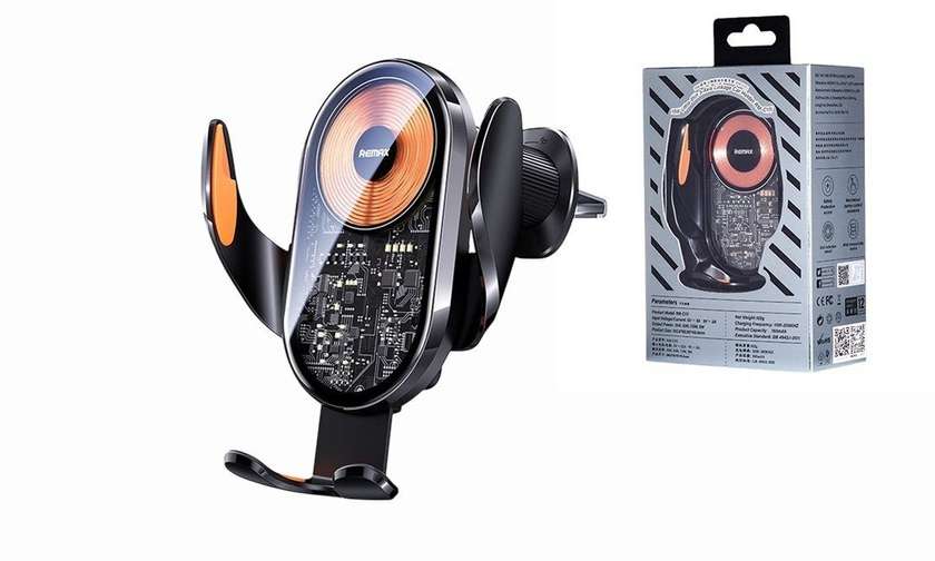 Remax RM-C17i 15W ultra -thin 3-Axis Linkage Car Holder