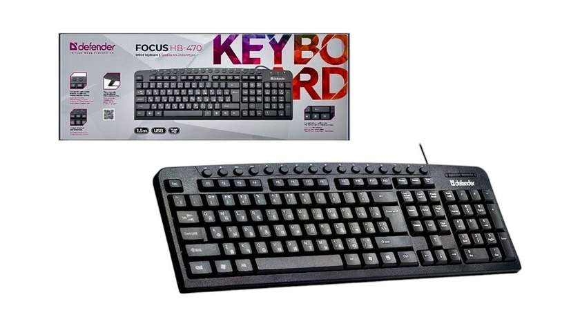 Defender Focus HB-470 Wired Keyboard ORIGINAL