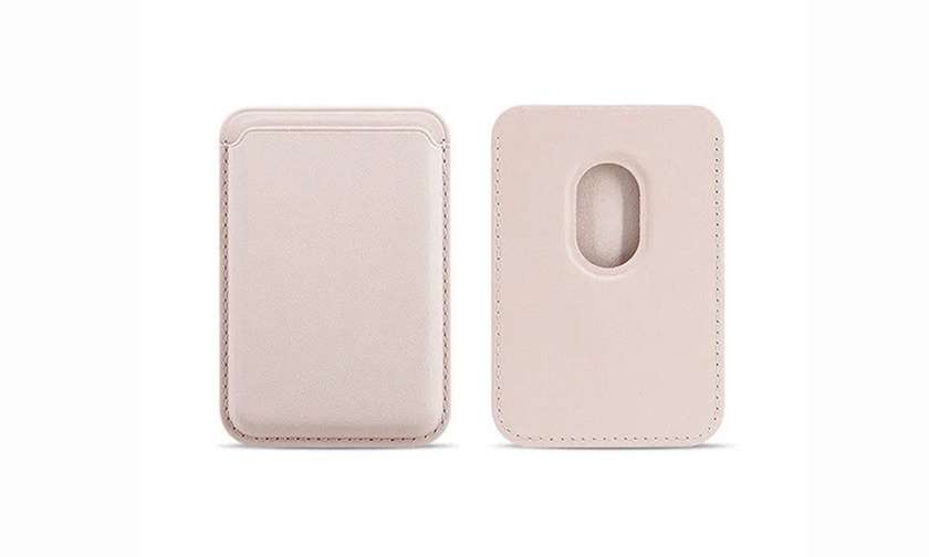 iPhone Leather Wallet (Magsafe) Light Pink (5334)