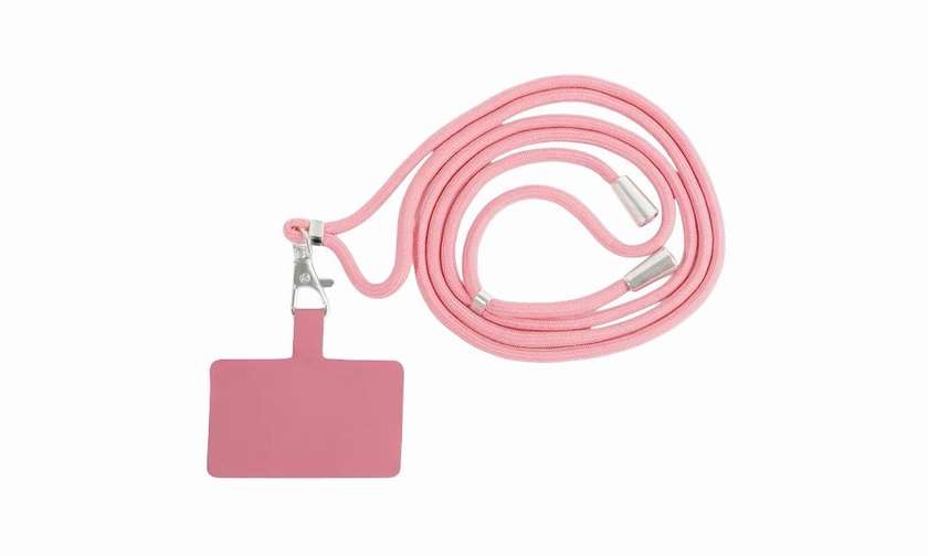 Phone case strap pink