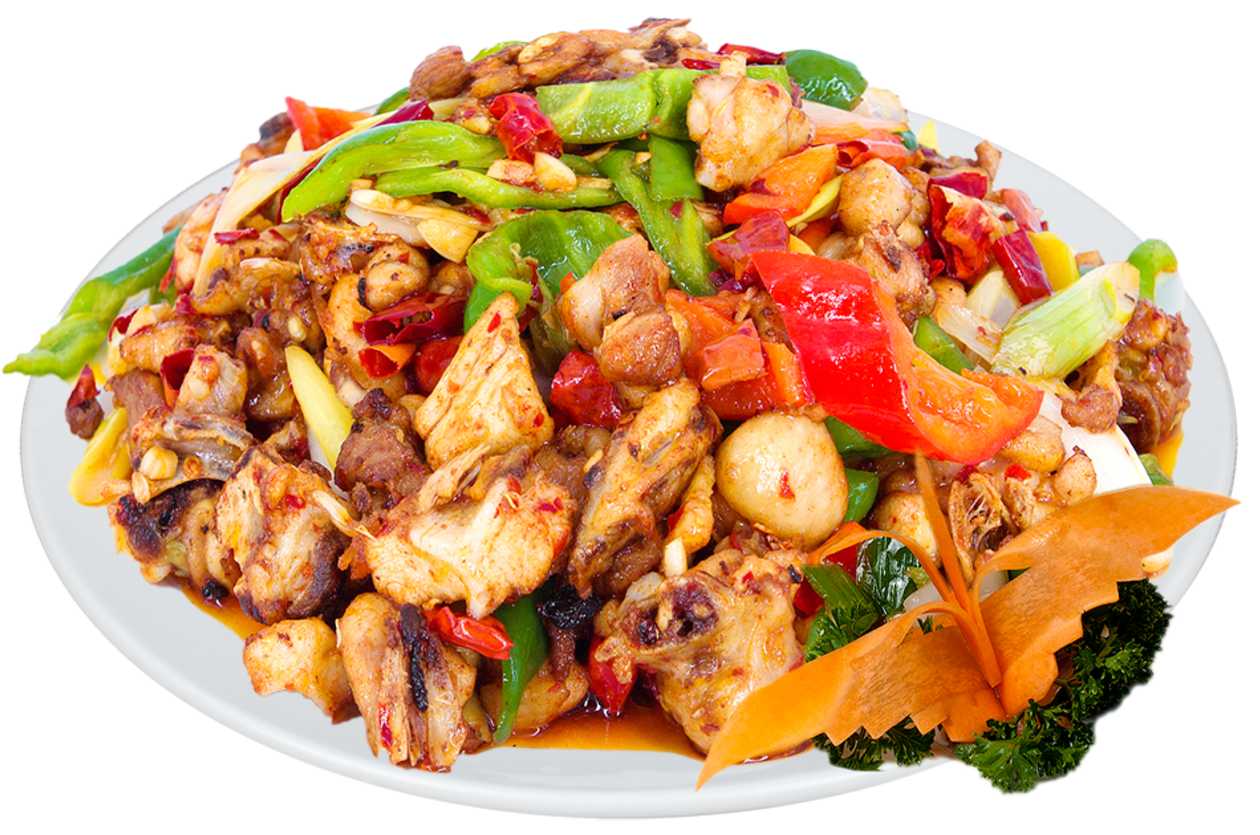 Spicy chicken + rice