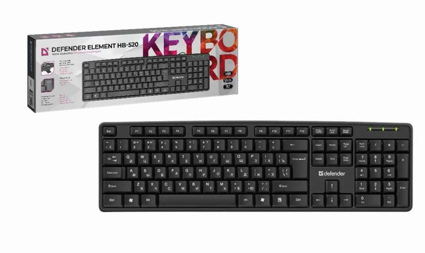Defender Element HB-520 Keyboard ORIGINAL