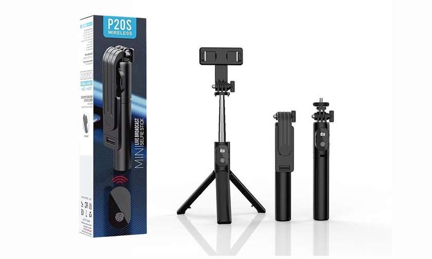 P20S Wireless Tripod Mini Selfie stick