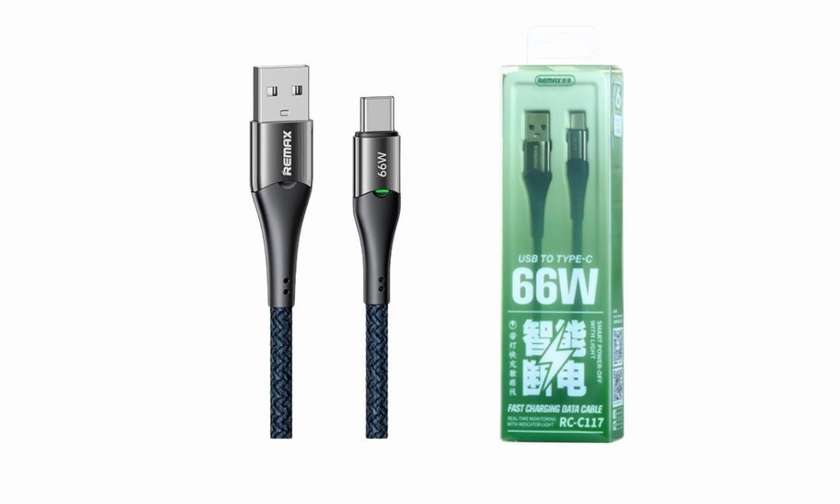Remax RC-C117 USB to Type-C Fast Charging Data Cable