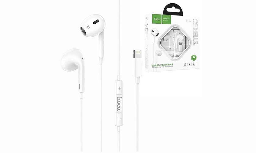 hoco. M1 max Wired Earphones for iP with microphone
