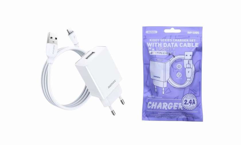 Remax RP-U95 Kiddy Series Charger Set USB to Type-C
