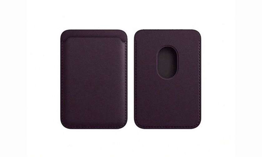 iPhone Leather Wallet (Magsafe) Separate Purple (5325)