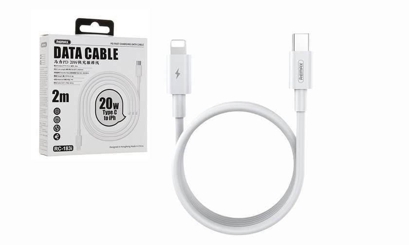 Remax original RC-183i cable 2m USB-C to iP