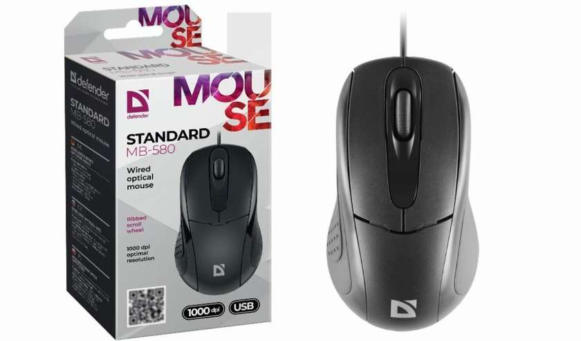 Defender MB-580 Wired Optical Mouse ORIGINAL